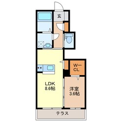 レフィアントの物件間取画像